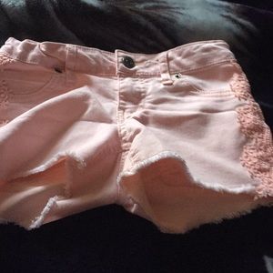 Pink shorts with design